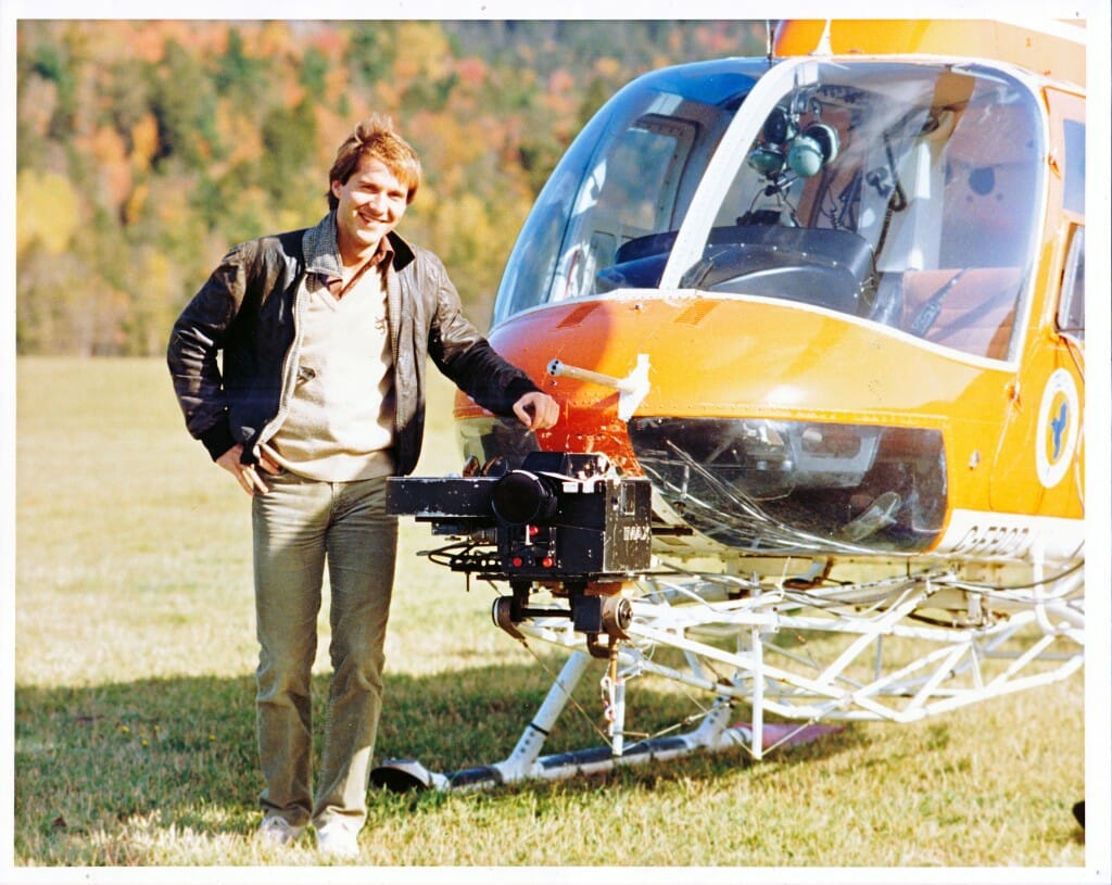 During filming for River Journey (1983) an IMAX film for the Spokane Expo.