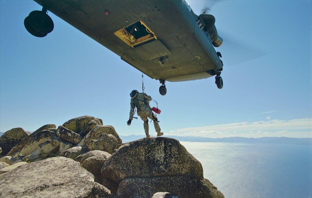 Image from the giant screen film "Rescue"